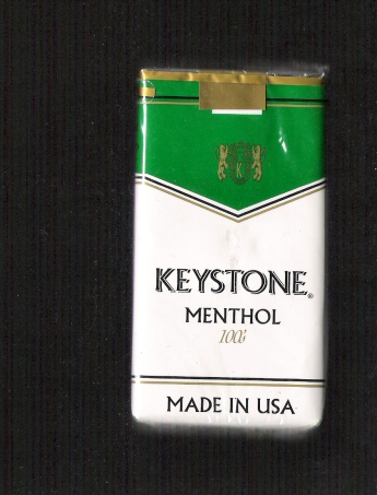 Keystone cigarettes methol L 20 s usa