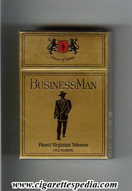business man finest virginia tobacco full flavour ks 20 h england