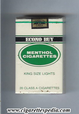 econo buy menthol lights ks 20 s usa
