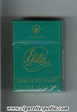 elita new design light menthol ks 20 h latvia