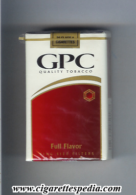 gpc design 3 quality tabacco full flavor ks 20 s usa