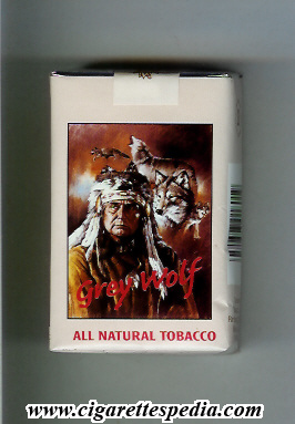 grey wolf all natural tobacco ks 20 s full flavor usa
