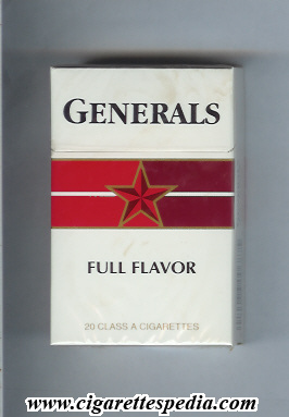 generals full flavor ks 20 h usa