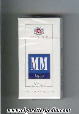 mm slims lights american blend ks 20 h white blue armenia bulgaria