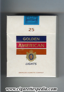 golden american with emblem on the middle lights ks 25 h white holland