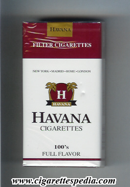 havana american version full flavor l 20 s uruguay usa