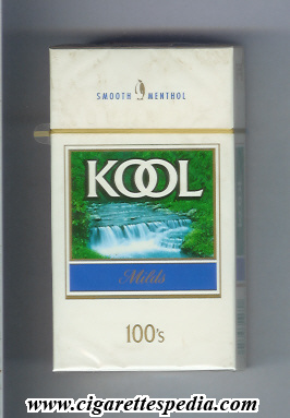 kool design 3 with waterfall milds menthol l 20 h usa