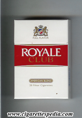 royale french version club american blend full flavor ks 20 h france