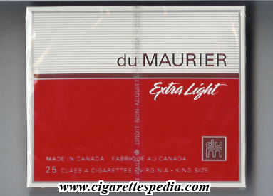 du maurier with horizontal line extra light ks 25 b canada