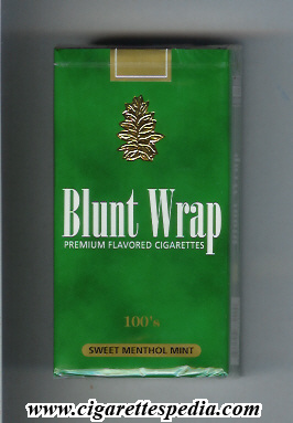 blunt wrap premium flavored cigarettes sweet menthol mint l 20 s uruguay
