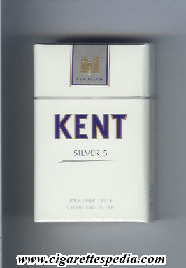 kent usa blend silver 5 smoosher taste charcoal filter ks 20 h mexico