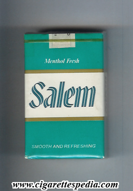 salem menthol fresh ks 20 s green white green usa
