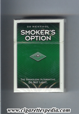 smoker s option menthol ks 20 h usa