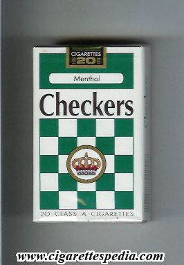 checkers menthol ks 20 s usa india