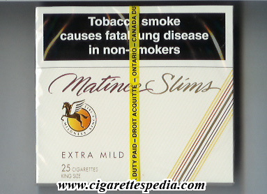 Matinee (with horse from the left) (Mildness Since 1913) (Slims Extra Mild)  KS-25-B - Canada