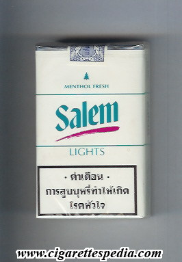 salem with red line lights menthol fresh ks 20 s thailand usa