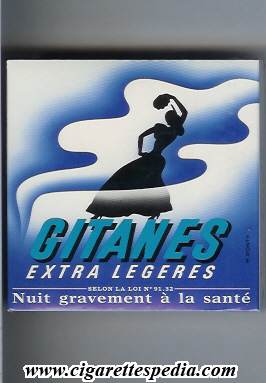 gitanes blue gitanes extra legeres ks 20 b france