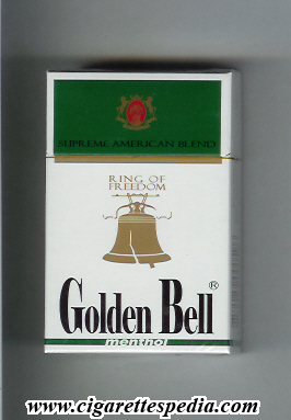 golden bell american version supreme american blend menthol ks 20 h china usa