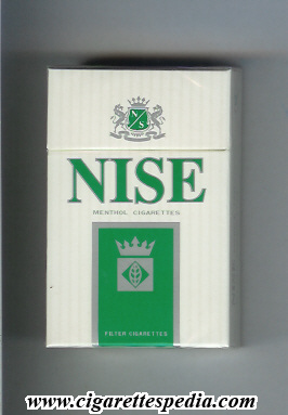 nise menthol ks 20 h white green china
