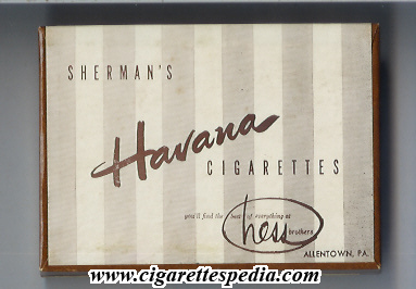 sherman s havana s 20 b usa