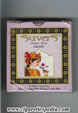 suvas grape deluxe bidis s 20 b usa india