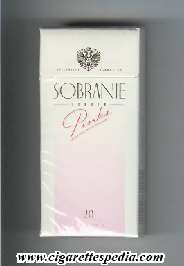 sobranie london slims pinks l 20 h russia england