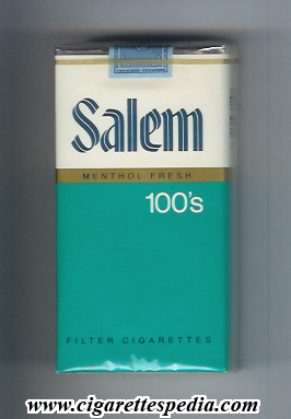 salem menthol fresh l 20 s green white usa