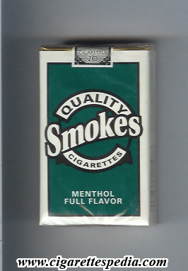 quality smokes menthol full flavor ks 20 s usa