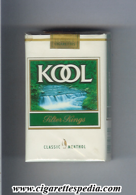kool design 3 with waterfall menthol ks 20 s usa