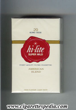 hi lite super mild american blend ks 20 h japan