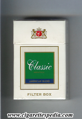 classic paraguayan version menthol american blend ks 20 h paraguay