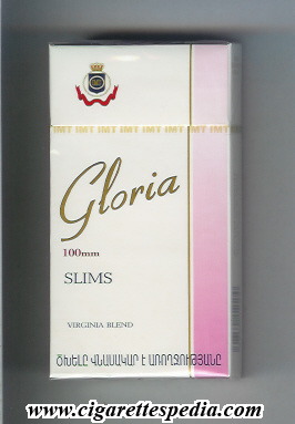 gloria armenian version slims virginia blend l 20 h armenia