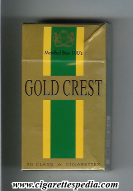 gold crest menthol l 20 h usa india