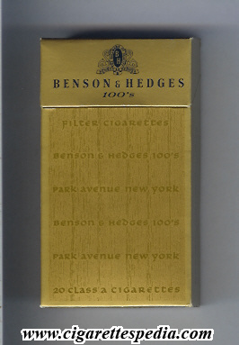 benson hedges l 20 h park avenue usa