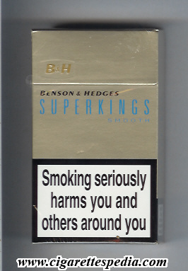 benson hedges superkings smooth l 20 h england
