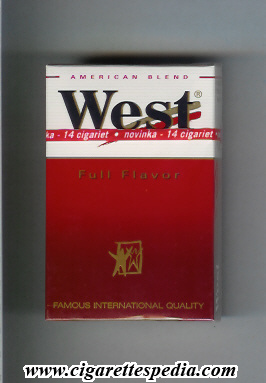 west r full flavor american blend ks 14 h slovakia