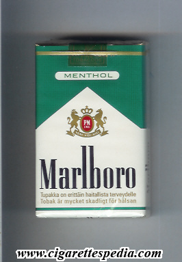 marlboro menthol ks 20 s finland usa