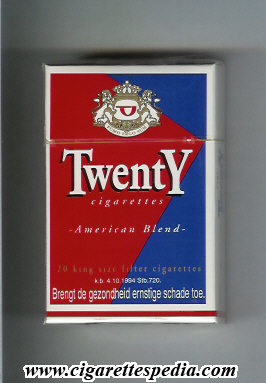 twenty belgian version american blend ks 20 h belgium