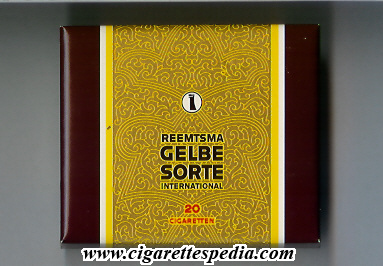 gelbe sorte reemtsma international s 20 b germany