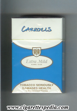 carrolls extra mild ks 20 h original callorrs ireland