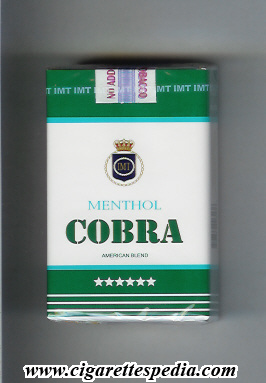 cobra american blend menthol ks 20 s armenia
