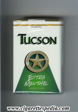 tucson extra menthol ks 20 s usa