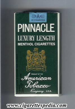 pinnacle menthol l 20 s usa