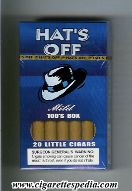 hat s off mild little cigars l 20 h india