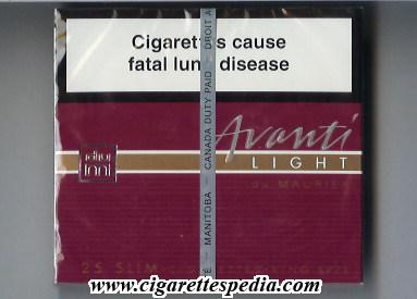 du maurier avanti light ks 25 b canada