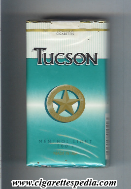 tucson menthol light l 20 s usa