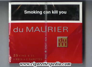 du maurier with diagonal line ks 25 b canada