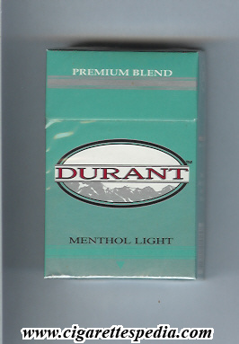 durant menthol light ks 20 h brazil