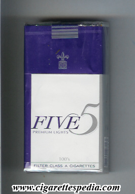 five 5 premium lights l 20 s paraguay