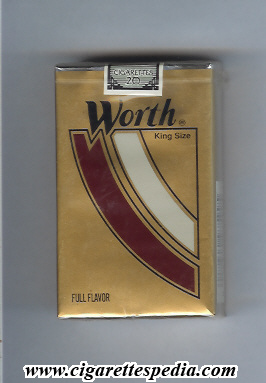 worth full flavor ks 20 s usa